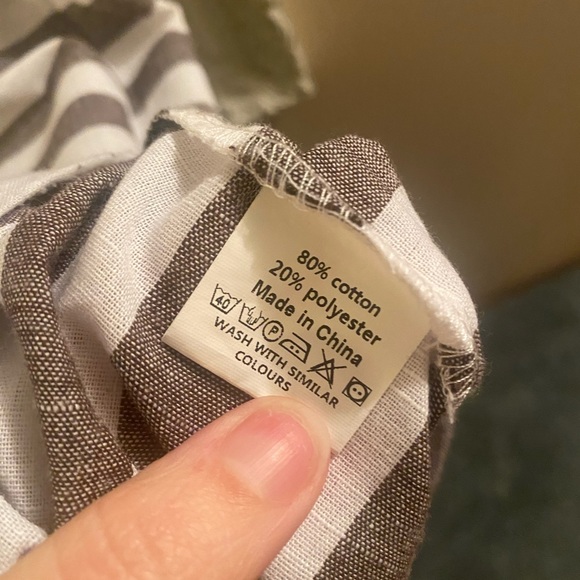 OVERSIZED T- SHIRT DRESS — LINEN LIKE - Picture 3 of 4